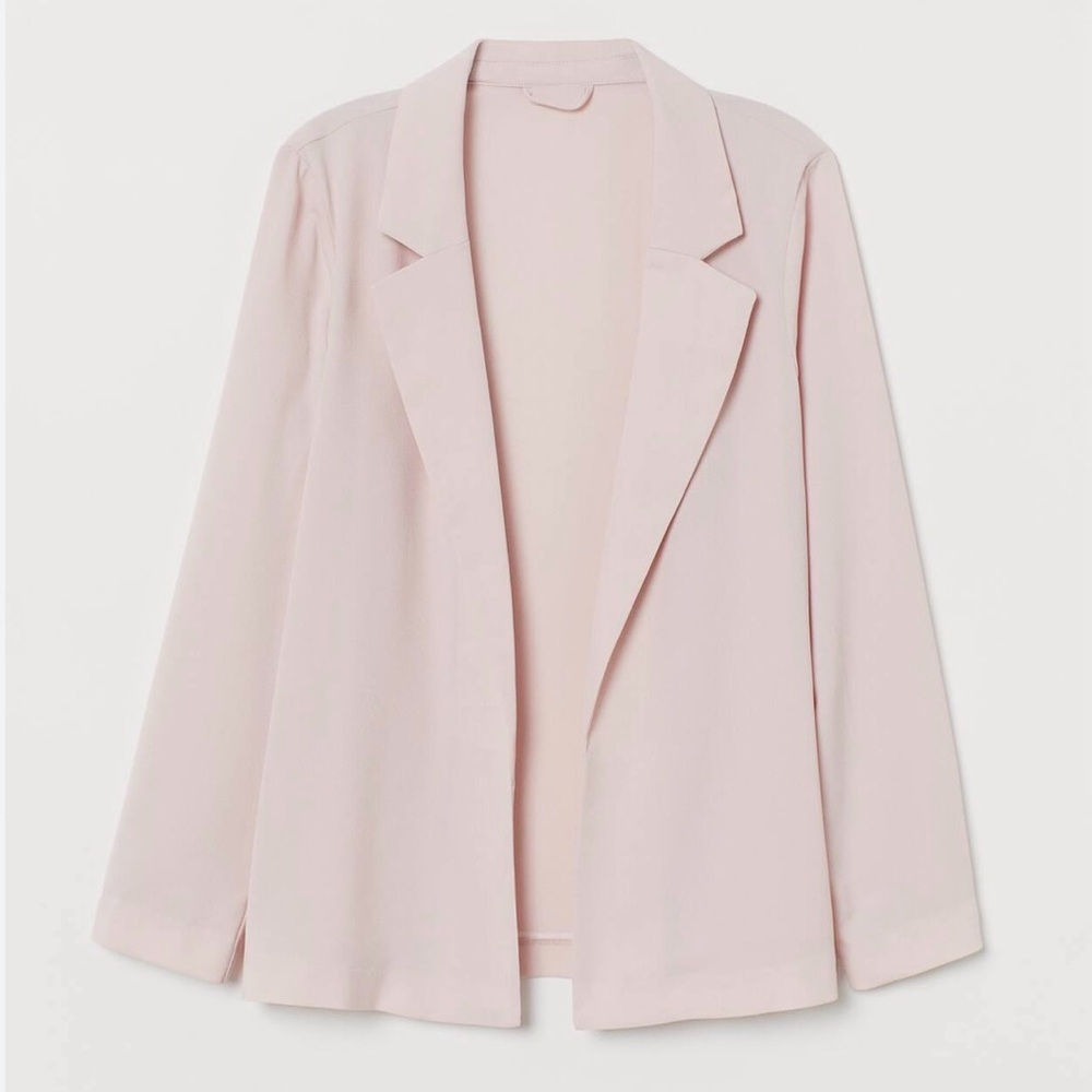 Light Pink Open-Front Jacket - Picture 2 of 6